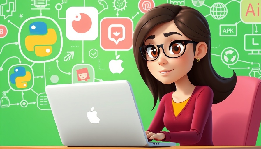 3D cartoon woman working on laptop, qualities of Django developers.