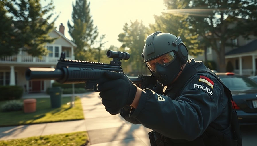 San Diego police shooting captured during tense standoff scene.