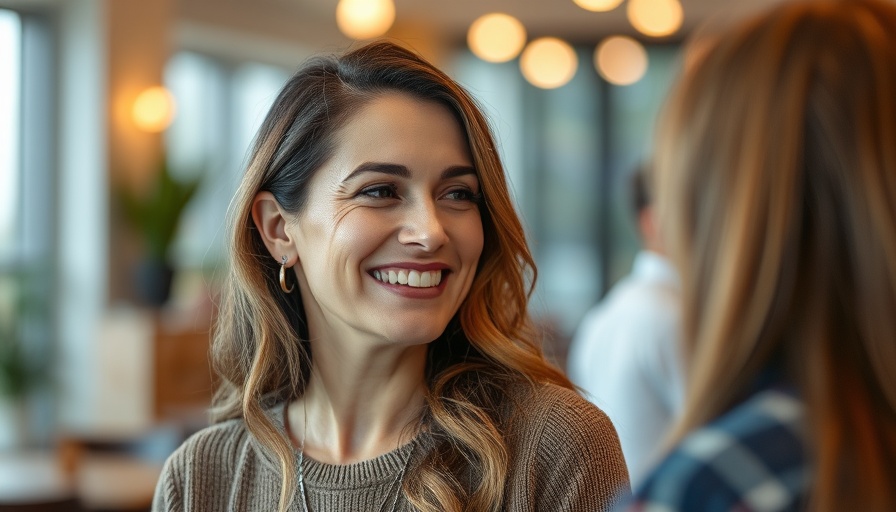 Smiling woman indoors discussing Obsessive-Compulsive Disorder treatment options