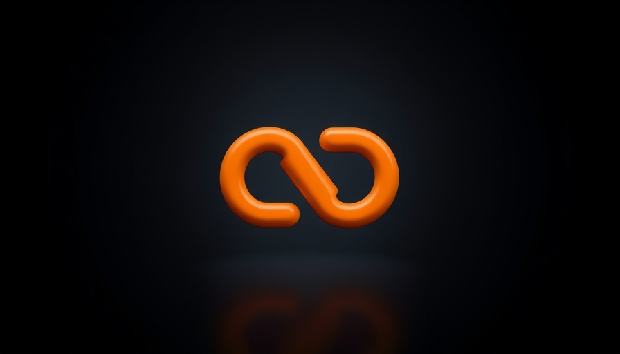 Orange chain link on dark background representing absolute vs relative links.