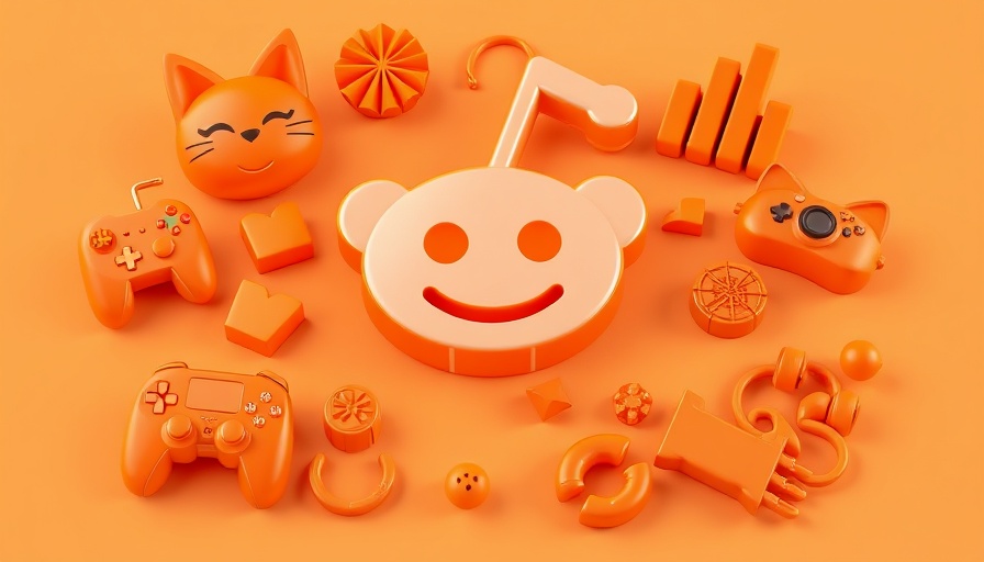 3D Reddit logo with orange theme for losing keywords in SEO.