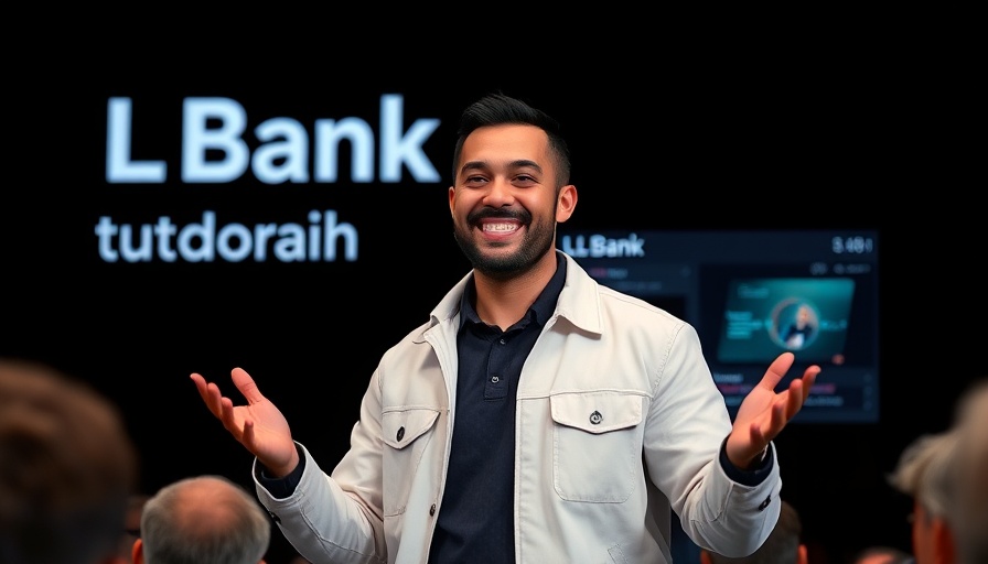 How to Trade on LBank tutorial with smiling presenter.