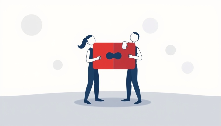 Mergers and Acquisitions HubSpot teamwork illustration.