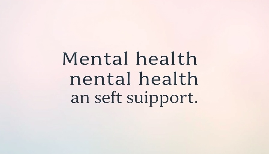 Mindfulness for Mental Health guide text on gradient background.