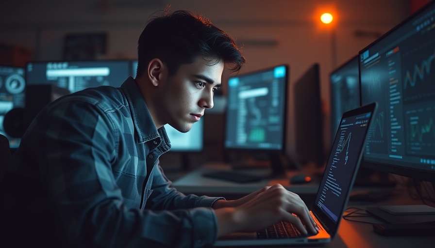 Person using laptop with generative search interface discussing zero-click searches