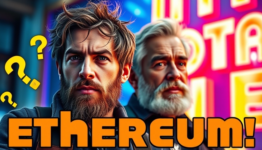 Ethereum explode thumbnail with two men and coins.