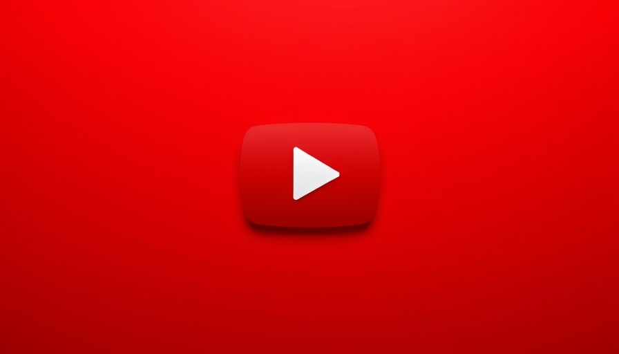 Bright red video play icon representing digital marketing news