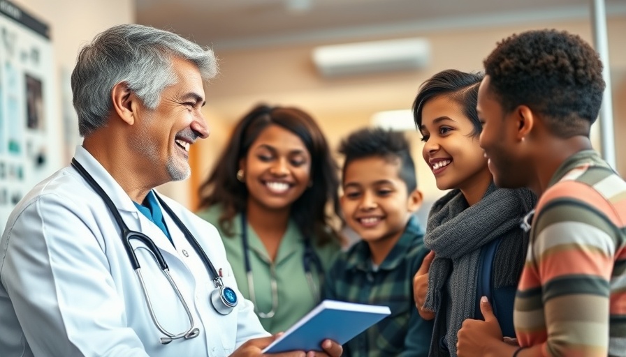 Healthcare access for families in a supportive clinic setting.