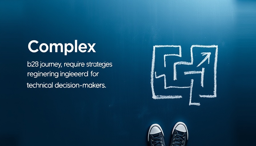 B2B paid media strategies text over blue background with maze illustration.