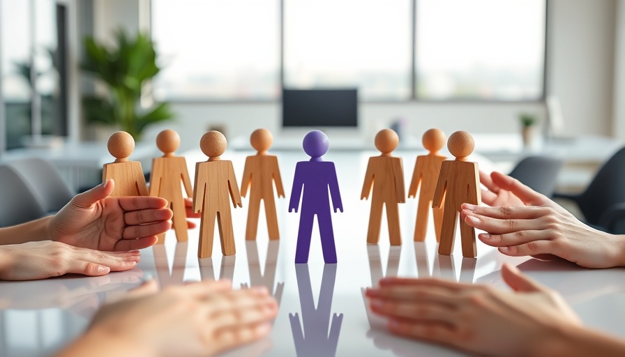 Unique approach in B2B account-based marketing trends illustrated by standout figure.