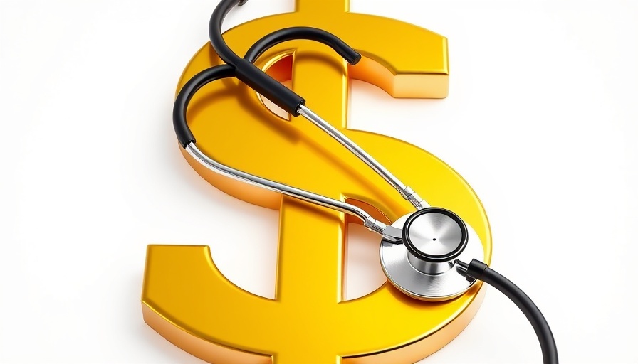 Health Economics Case CPAP concept with dollar sign and stethoscope.
