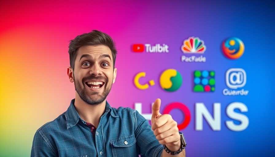 Gemini Ultra update: Surprised man with vibrant graphics.