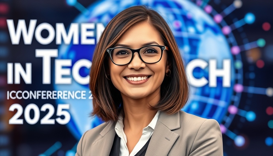 Resilience and Belonging at Women in Tech Conference featuring smiling woman.
