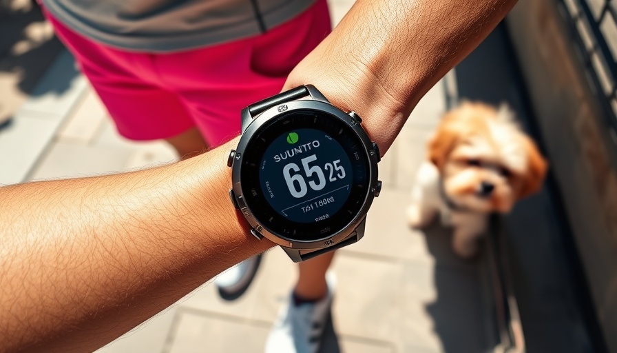 Suunto Run smartwatch features on display during outdoor run with dog.