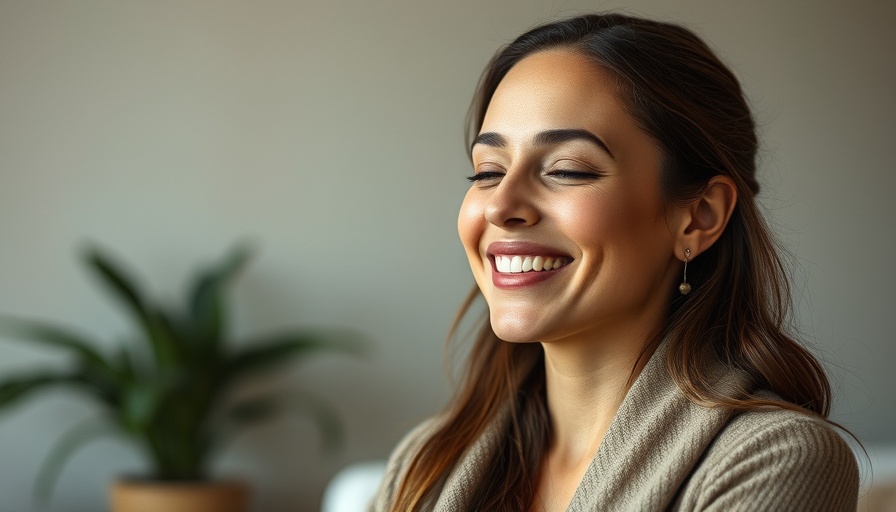 Relaxation Techniques for Stress Relief: Woman practicing relaxation indoors.