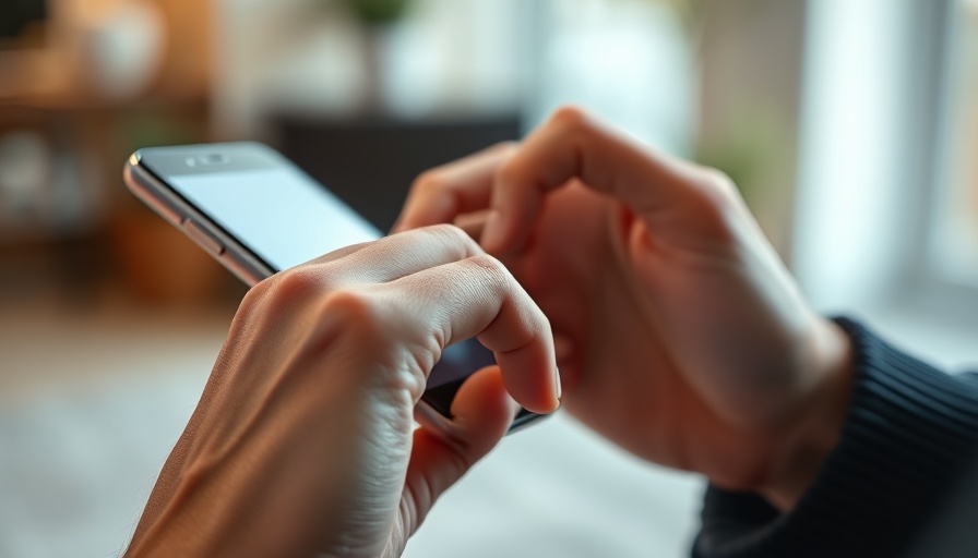 Person using smartphone, scrolling through app, targeting the wrong audience.