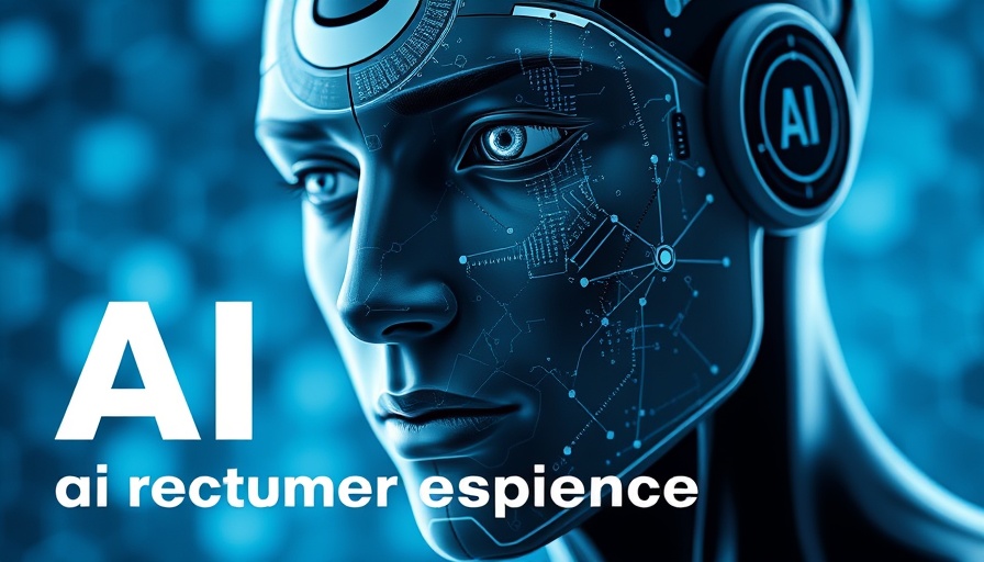 AI use cases for customer experience futuristic banner with digital face.
