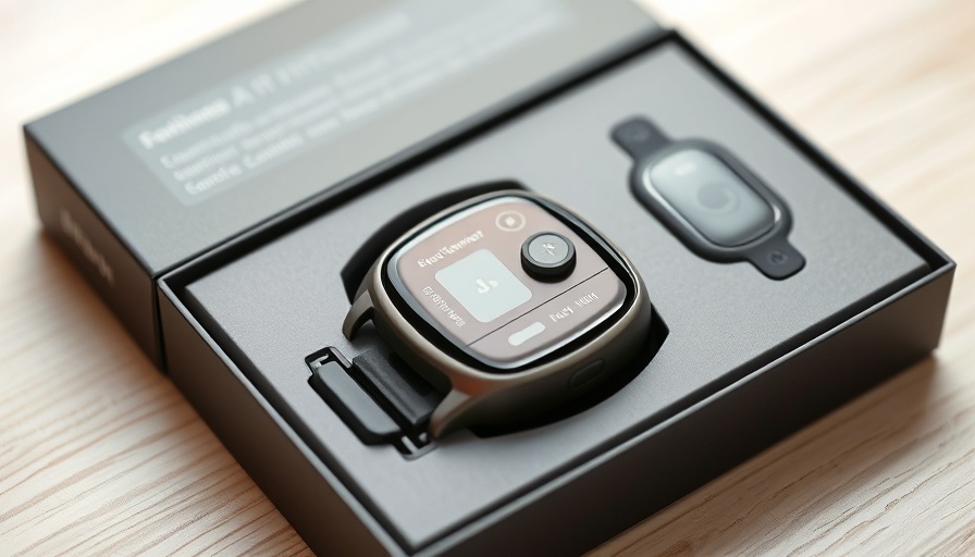 Wearable AI Recorder packaging showing organized components