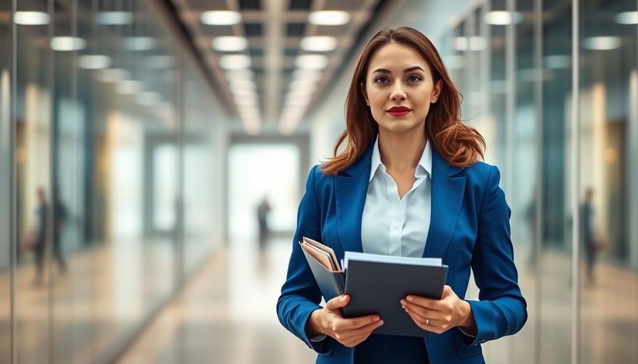 Confident businesswoman in office corridor, highest paying remote jobs