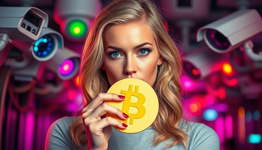 Monero price predictions with dramatic Monero symbol and surveillance.