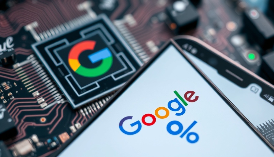 AI integration in digital marketing with Google branding.