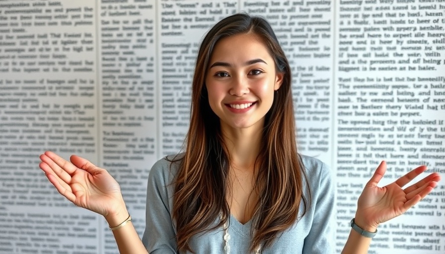 Managing Accidental Importance: Young woman highlights work-life balance.