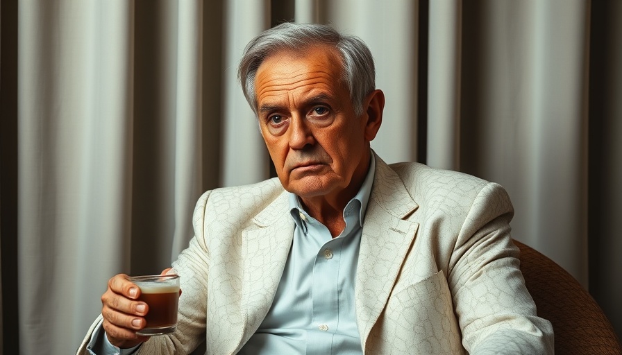 Serious older man seated indoors holding a glass, related to Judicial Service Commission ruling.