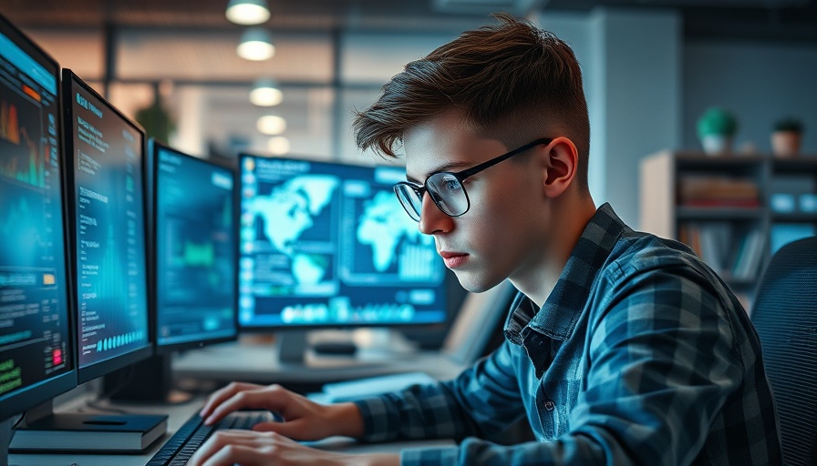 Computer habits high intelligence in modern workspace.
