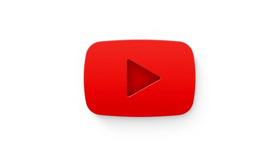 YouTube play button icon