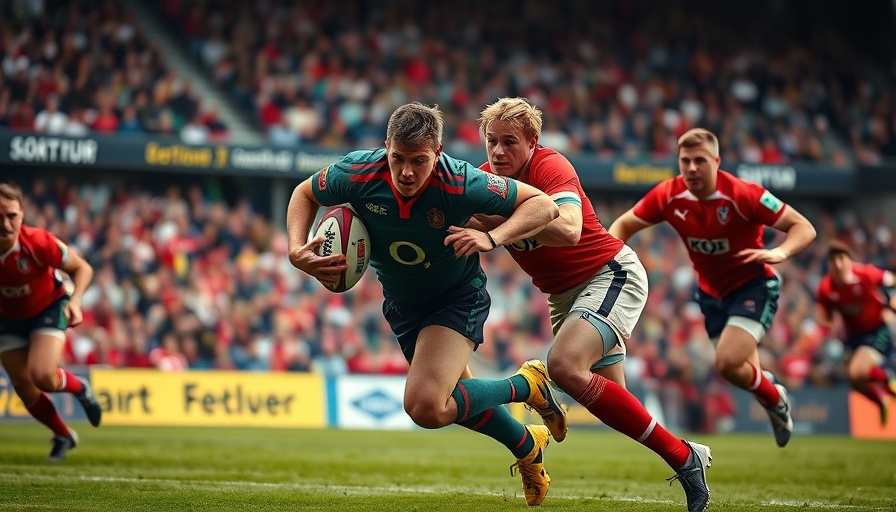 Intense Bulls Sharks rivalry rugby action on field