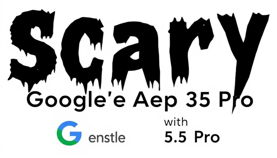 Bold text promoting Gemini 2.5 Pro update with Google logo.