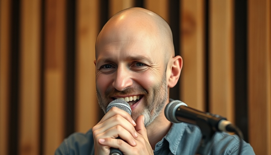 Bald man speaking, modern setting, stop doing this if you want to get rich.