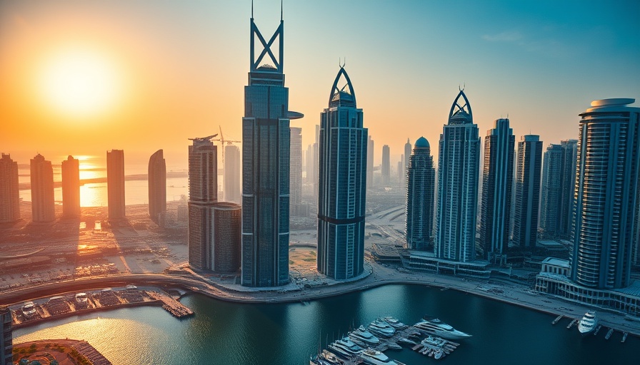 Best Dubai hotels to book using points; skyscrapers and marina scene.