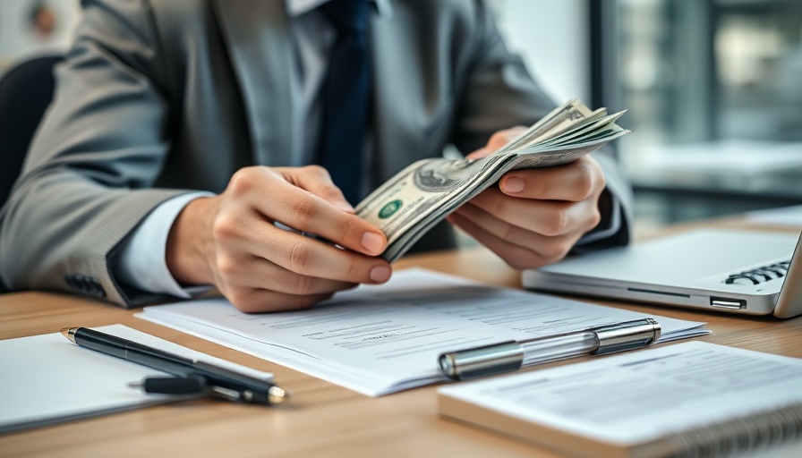 Counting cash for financial management in irregular income setup.