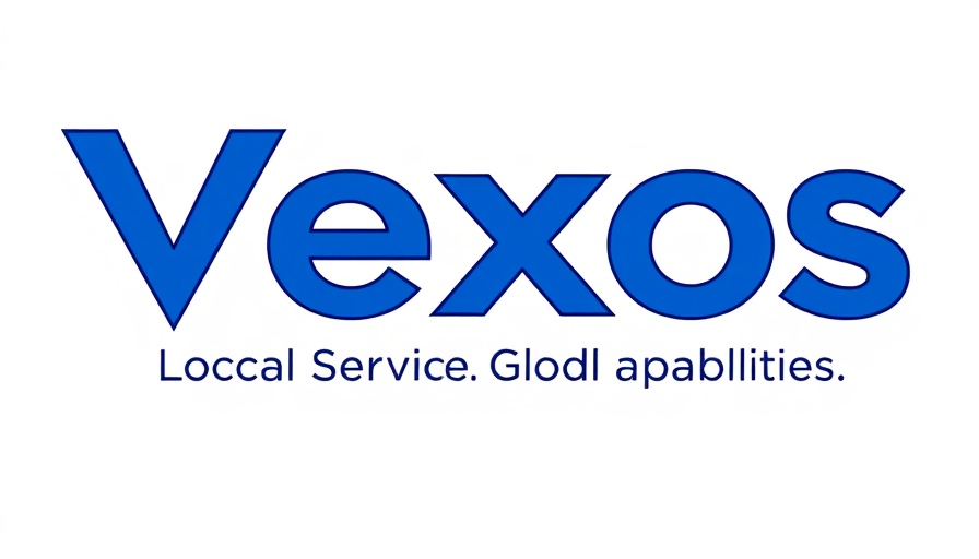 Vexos Vietnam office expansion logo with tagline.
