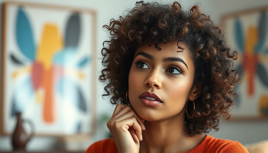 Finding meaning after divorce: thoughtful woman indoors, contemplating.