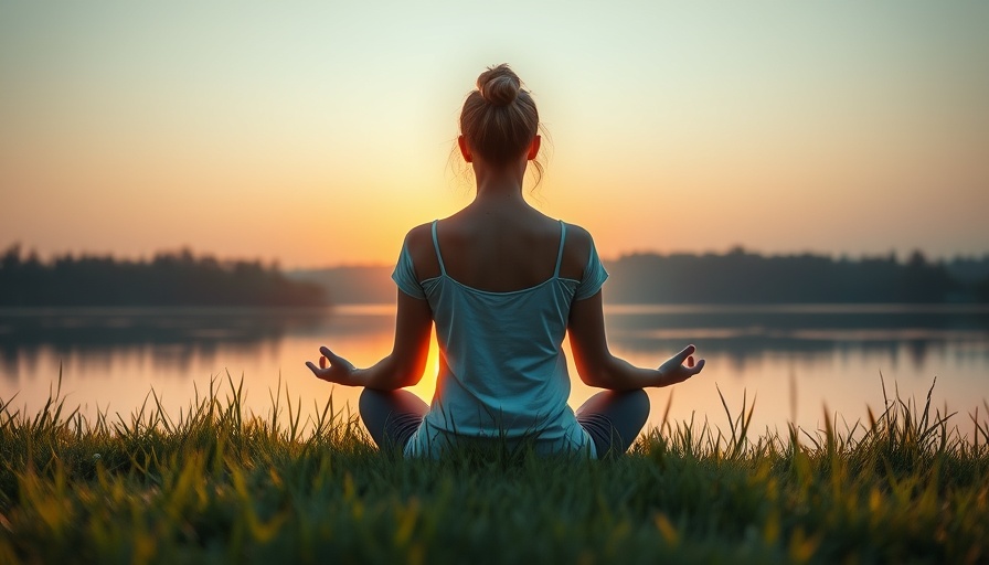 Woman meditating by a lake at sunrise, Certification for Meditation Teaching.