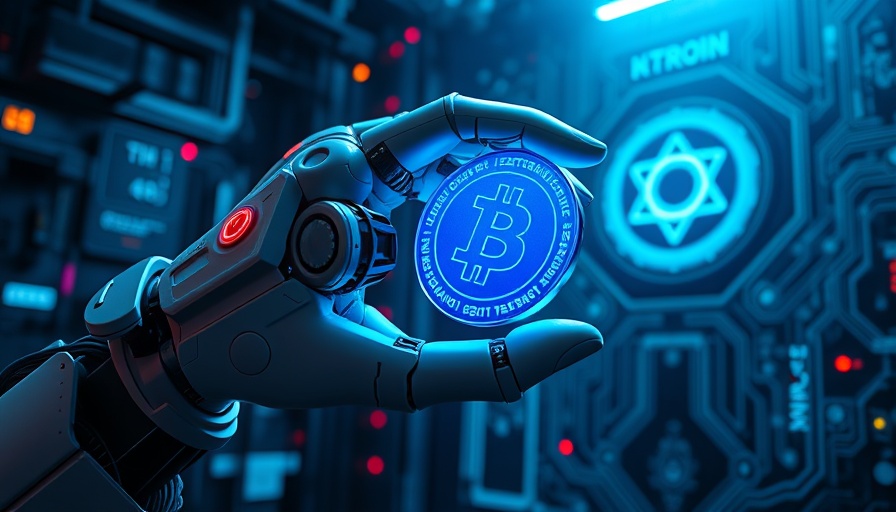 Futuristic robotic hand holding crypto coin, High Potential Crypto of 2025