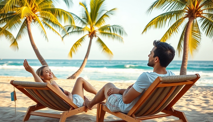 Relaxed vacation beach scene symbolizing successful investing.