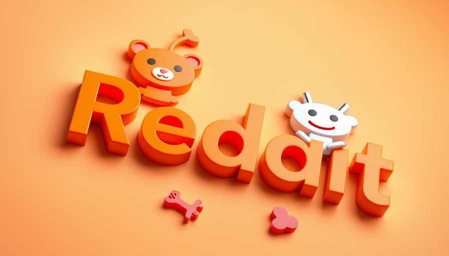Playful Reddit 3D image with various icons, accurately track visitors to my site.