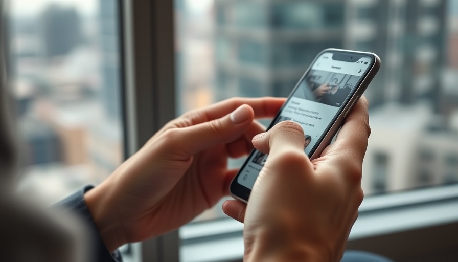 Individual using smartphone for mobile internet access in Africa.