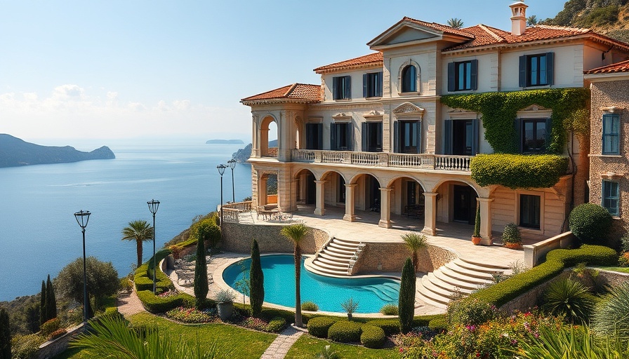 Luxurious James Bond villa for sale with scenic ocean views.