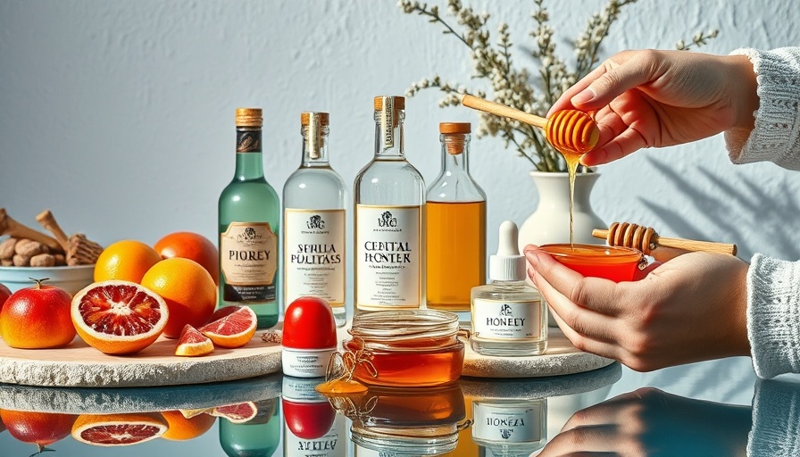 Authentic Greek Identity in Branding: Greek products elegantly displayed.
