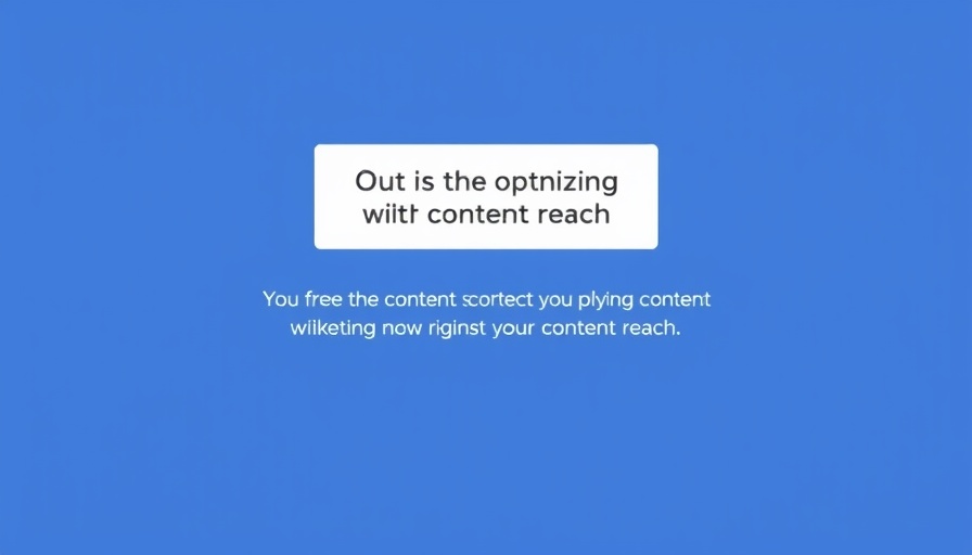 Digital marketing news: content optimization guidelines interface.