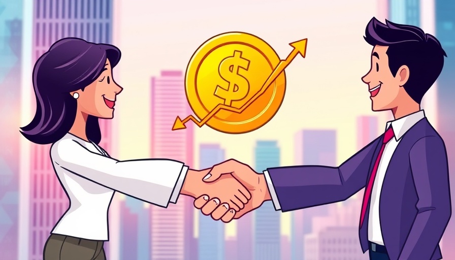 Account-Based Marketing strategies 2025: professionals handshake illustration.