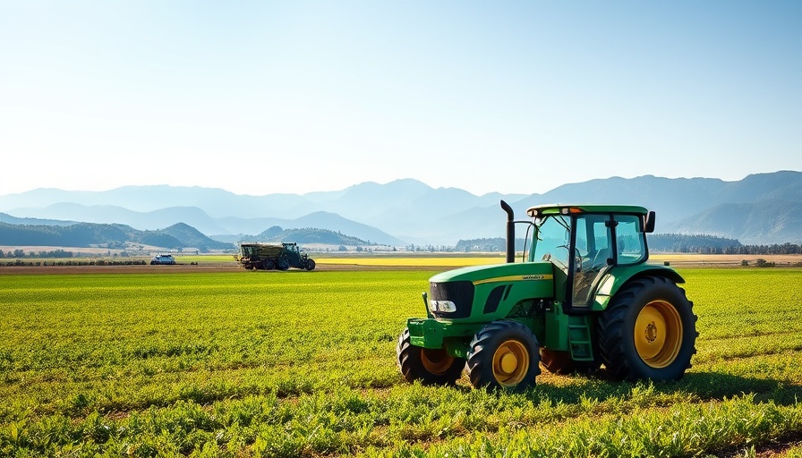 California summer harvest challenges with tractor in field