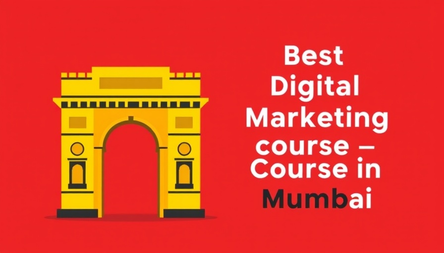 Best Digital Marketing Course in Mumbai banner with Gateway of India