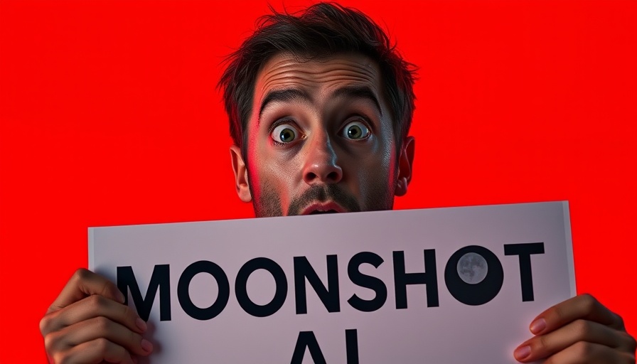 AI for Coding Solutions surprise reveal with Moonshot AI sign.