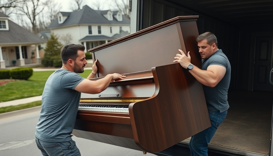 Workers lifting a piano onto a truck illustrating piano moving costs.