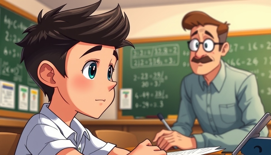 Cartoon of an older man teaching a young man, highlighting learning in your dreams.